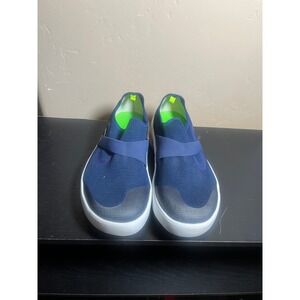 OOFOS OOLALA Navy Blue Comfort Slip On Men Sport Recovery Sandals M10 EU43